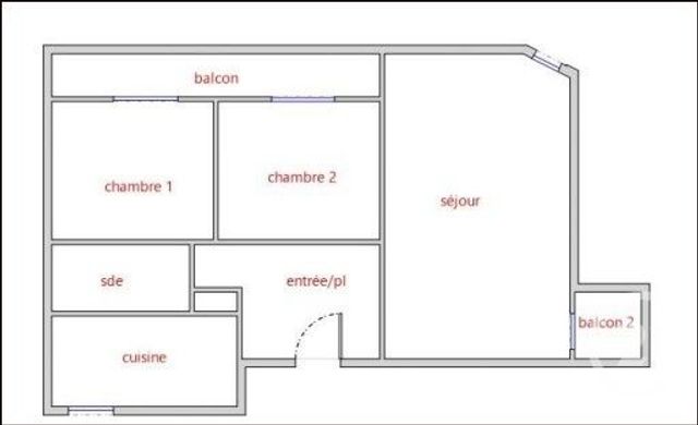 Appartement F4 à vendre - 4 pièces - 66.0 m2 - MARSEILLE - 13005 - PROVENCE-ALPES-COTE-D-AZUR - Century 21 La Plaine
