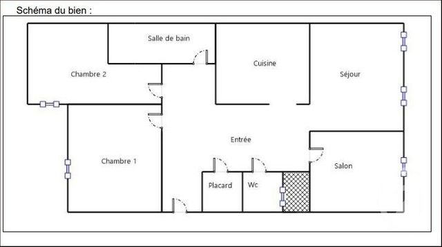 Appartement F4 à vendre - 4 pièces - 71.05 m2 - MARSEILLE - 13005 - PROVENCE-ALPES-COTE-D-AZUR - Century 21 La Plaine